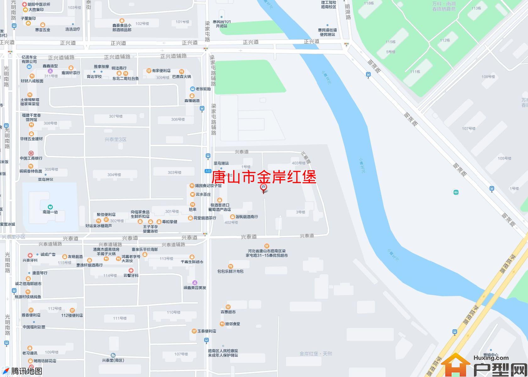 金岸红堡小区 - 户型网