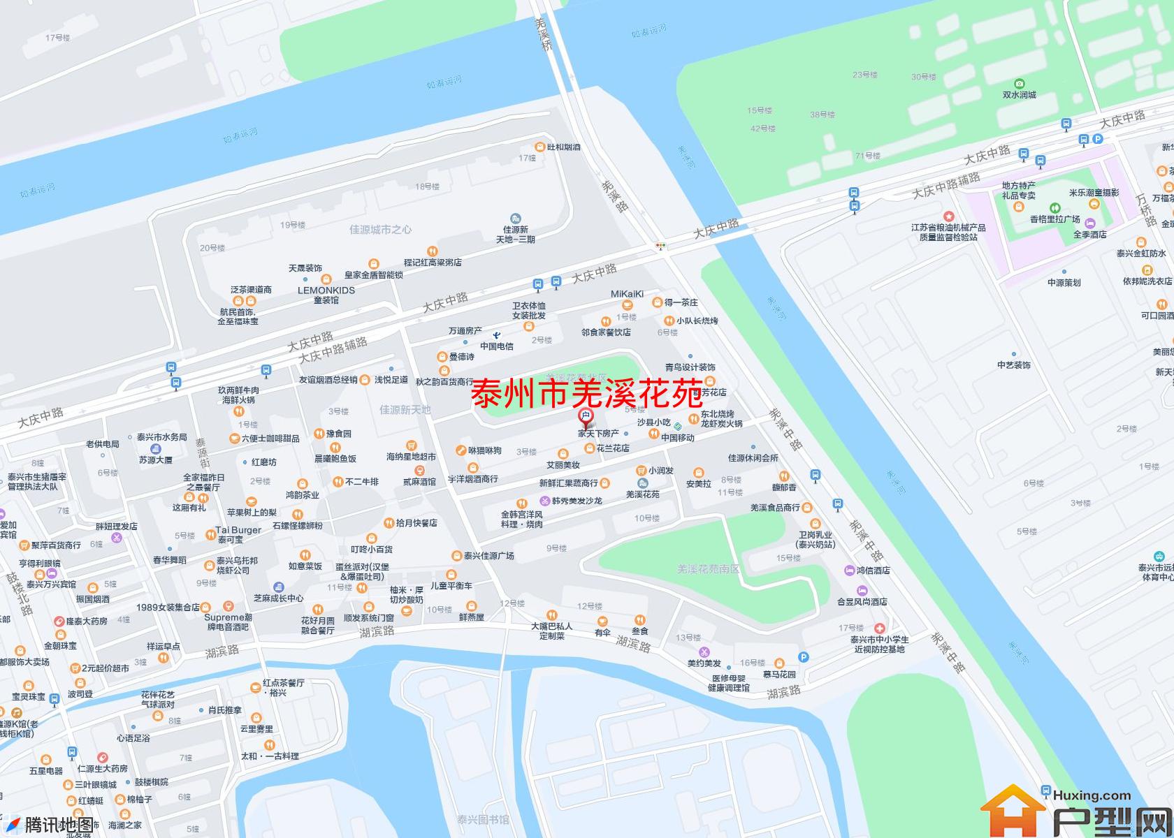 羌溪花苑小区 - 户型网