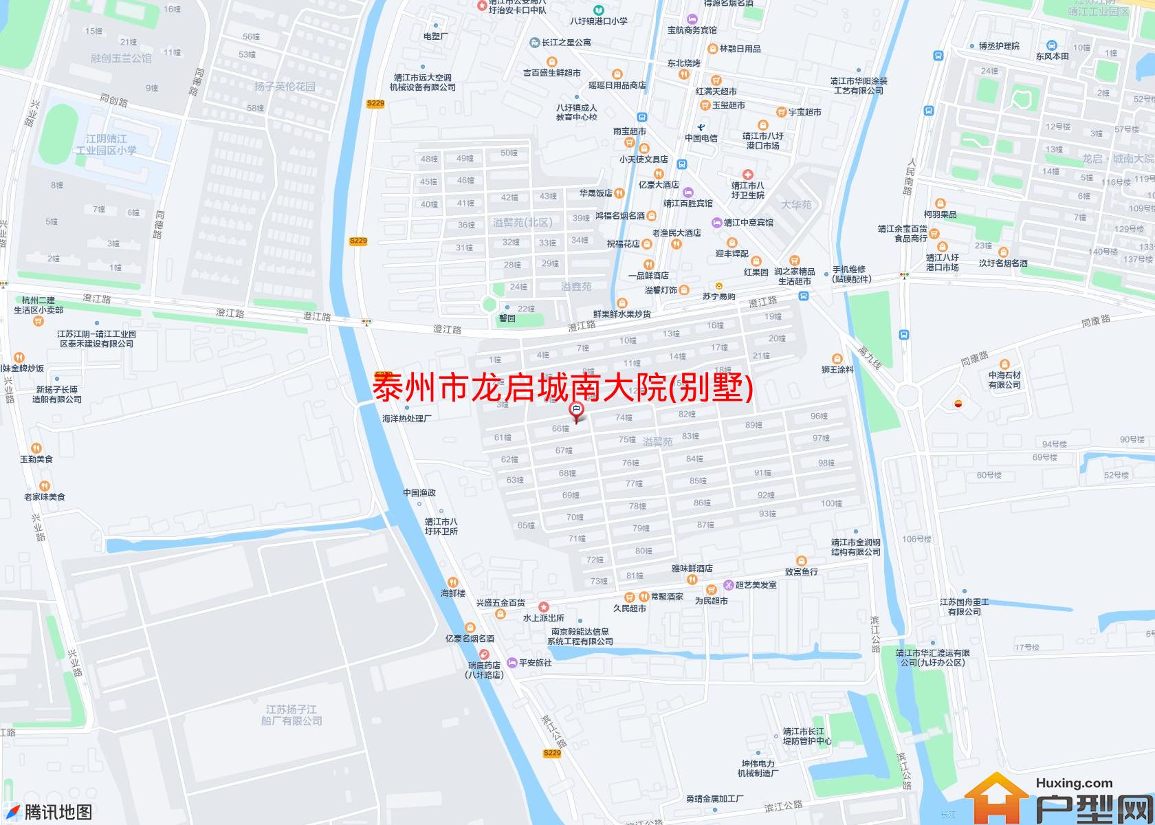 龙启城南大院(别墅)小区 - 户型网