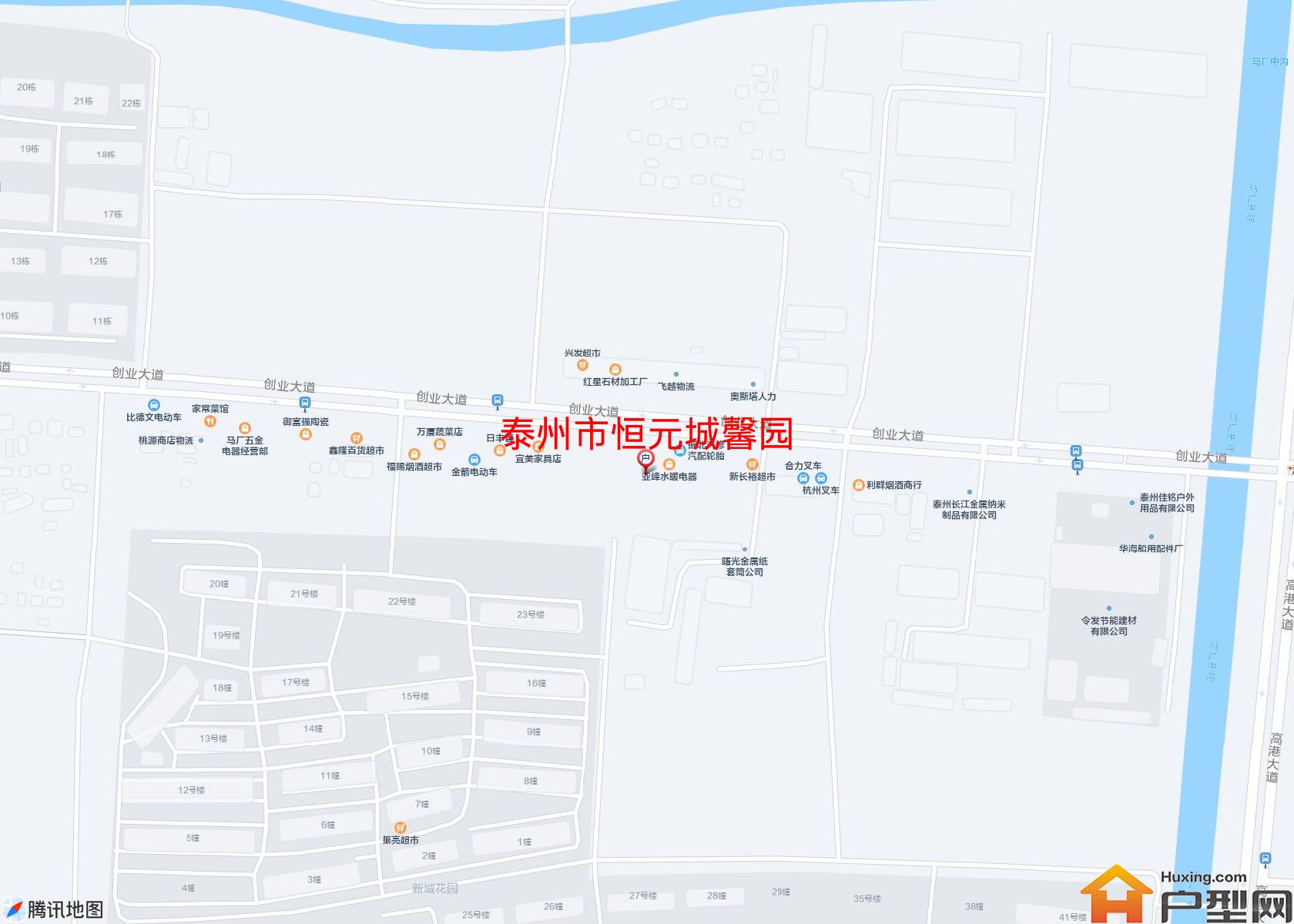 恒元城馨园小区 - 户型网