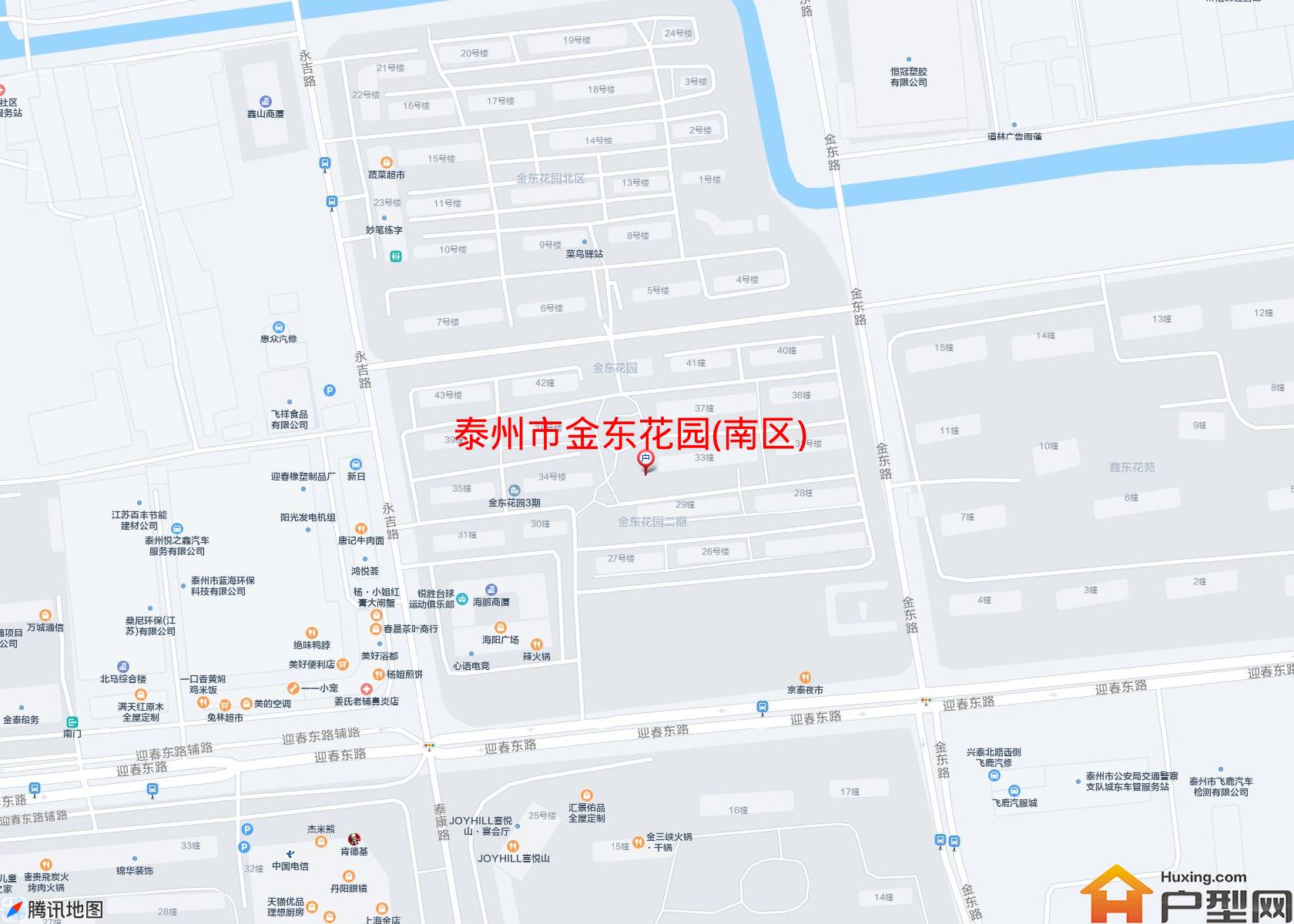 金东花园(南区)小区 - 户型网