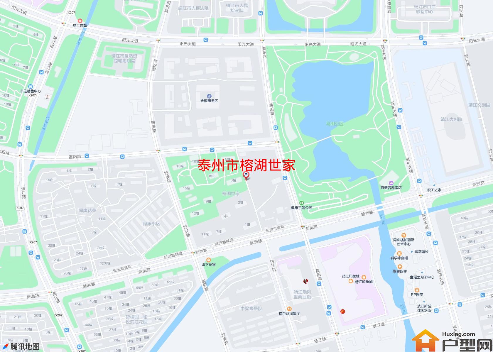 榕湖世家小区 - 户型网