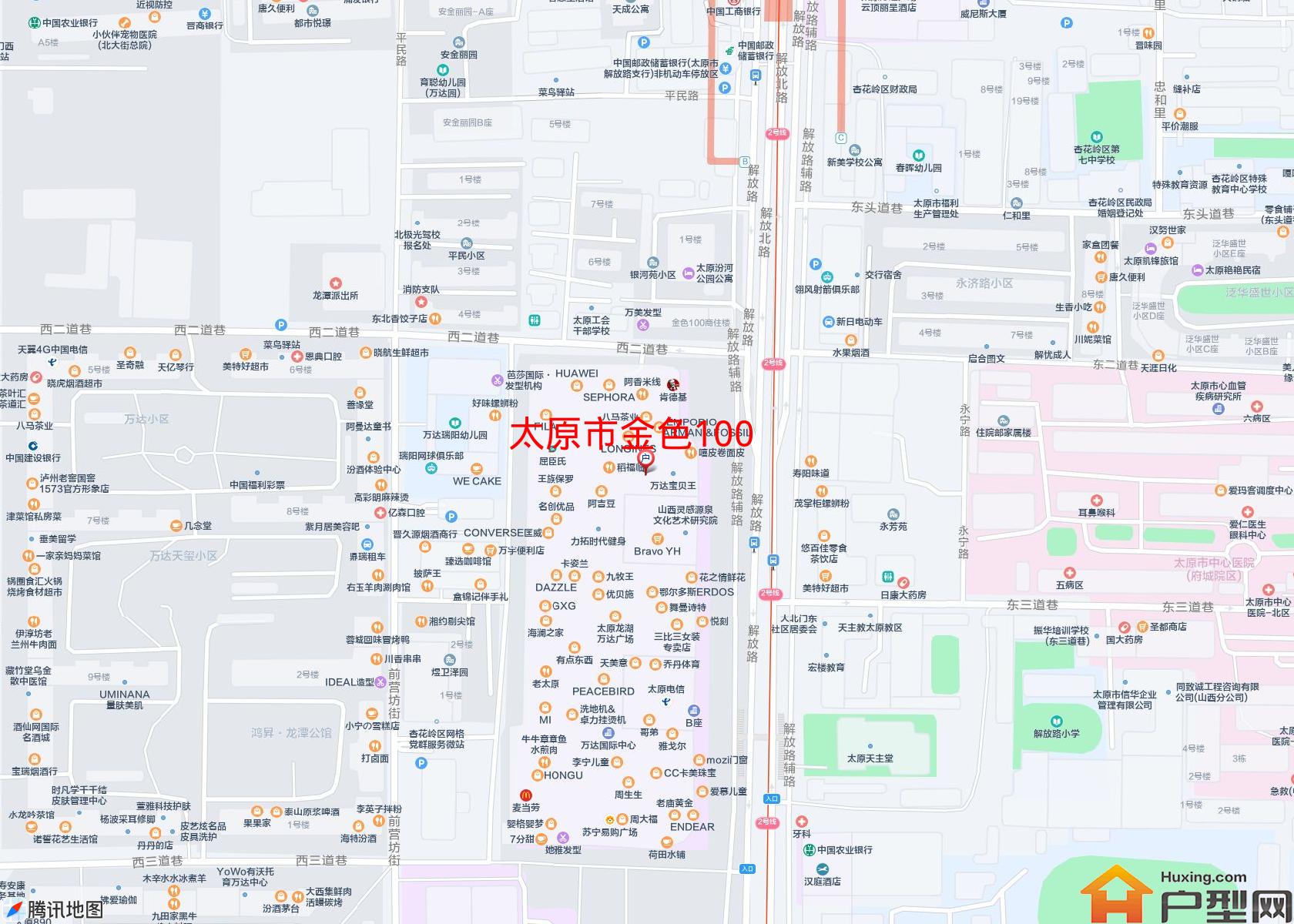 金色100小区 - 户型网