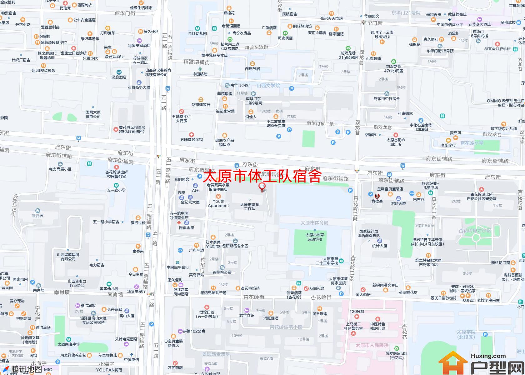体工队宿舍小区 - 户型网