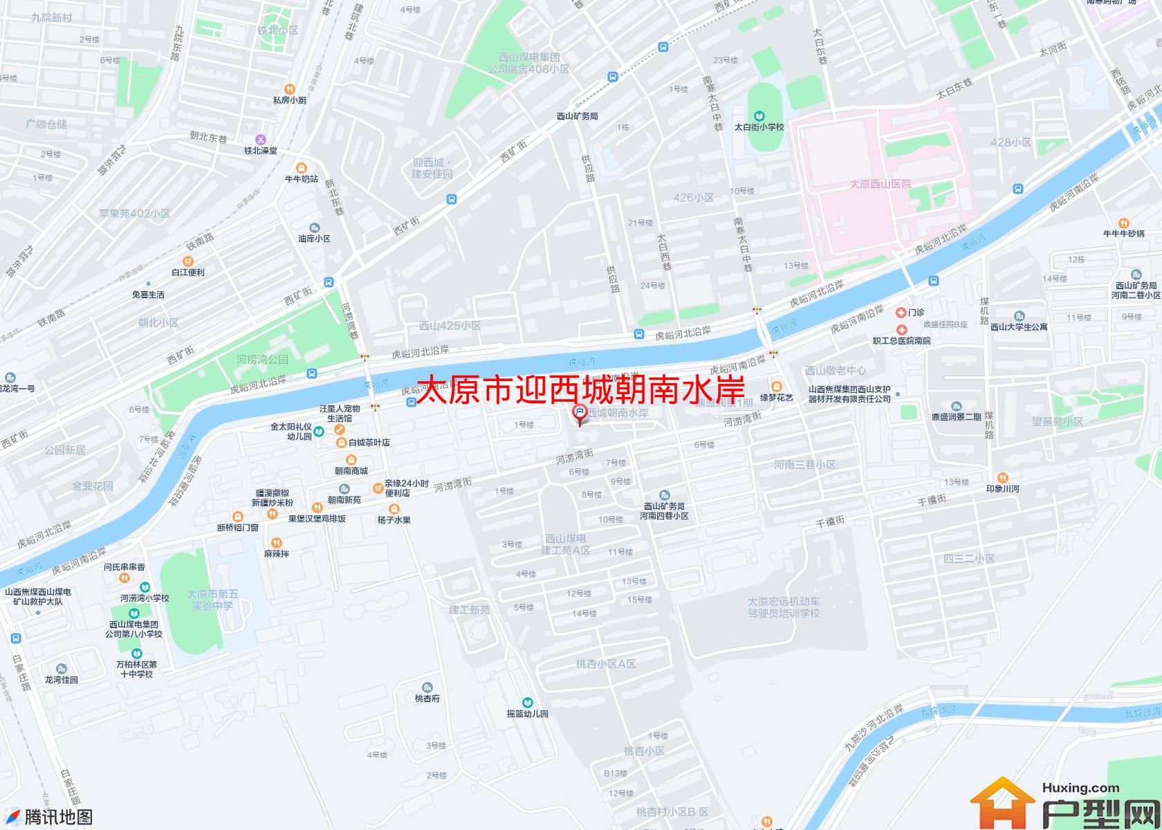 迎西城朝南水岸小区 - 户型网