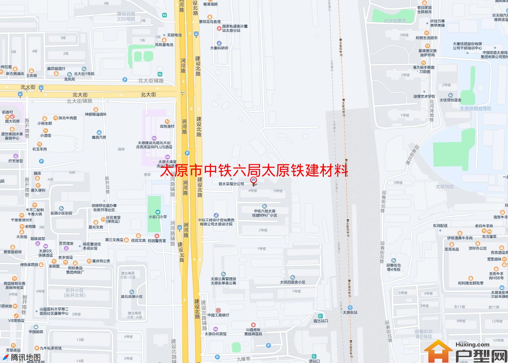 中铁六局太原铁建材料厂小区小区 - 户型网