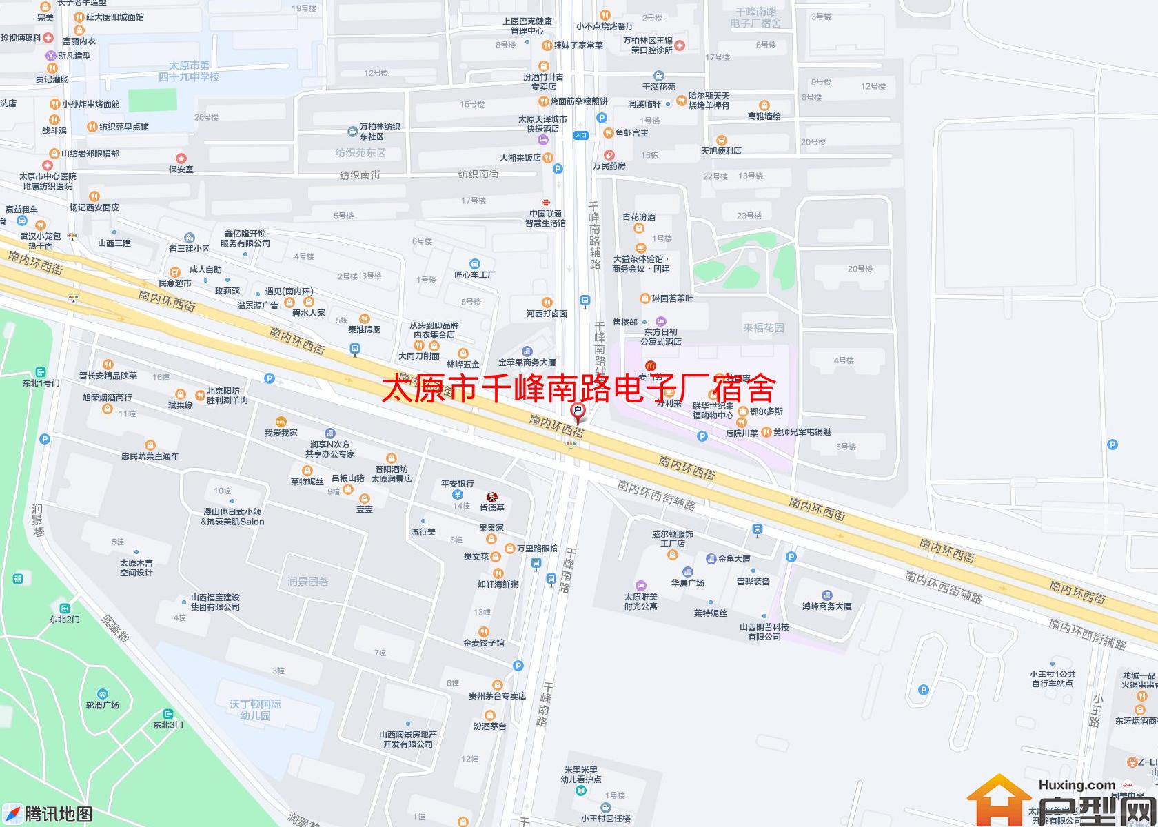 千峰南路电子厂宿舍小区 - 户型网