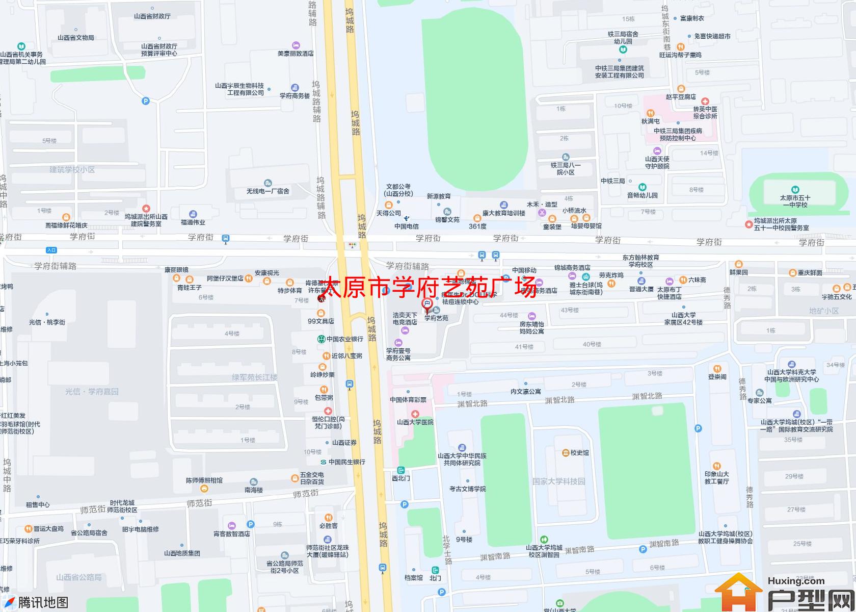 学府艺苑广场小区 - 户型网