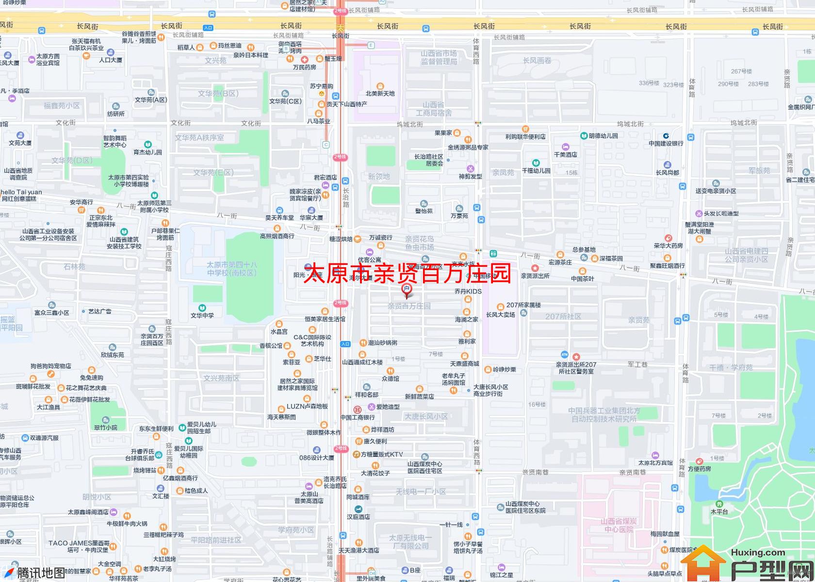 亲贤百万庄园小区 - 户型网