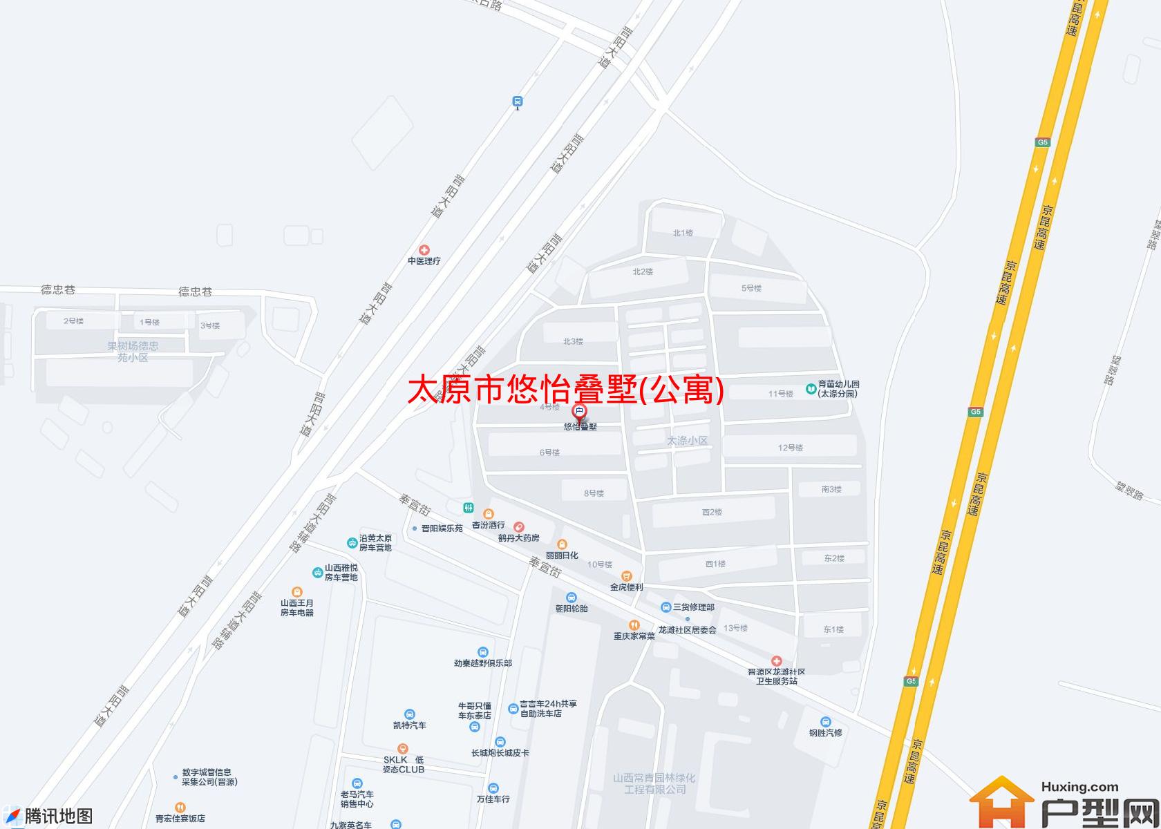 悠怡叠墅(公寓)小区 - 户型网