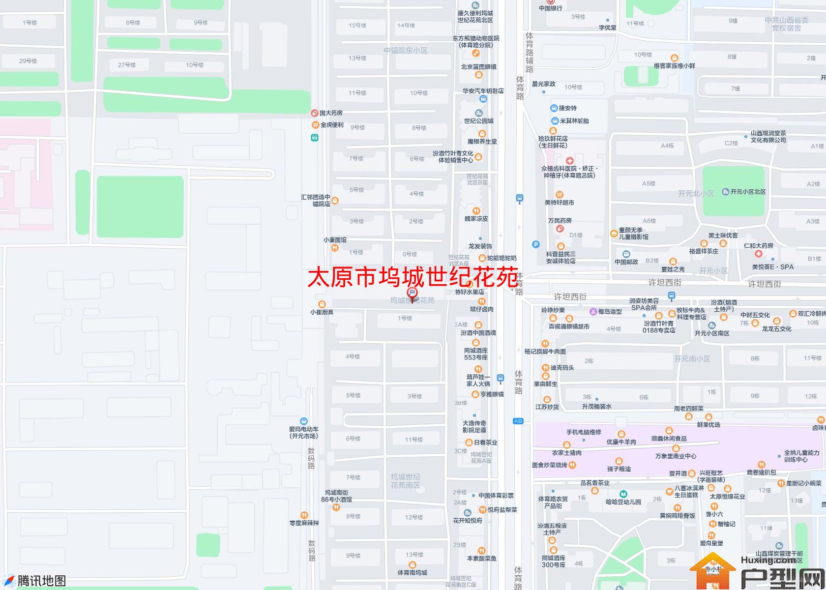坞城世纪花苑小区 - 户型网 坞城世纪花苑小区 - 户型网