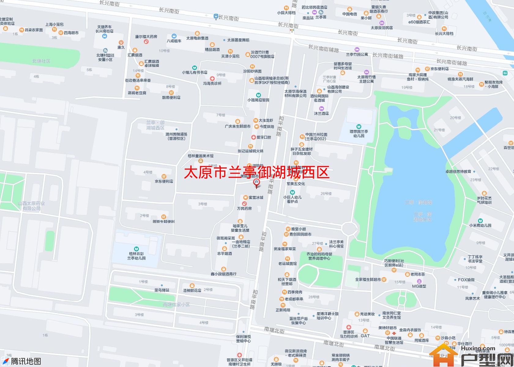 兰亭御湖城西区小区 - 户型网