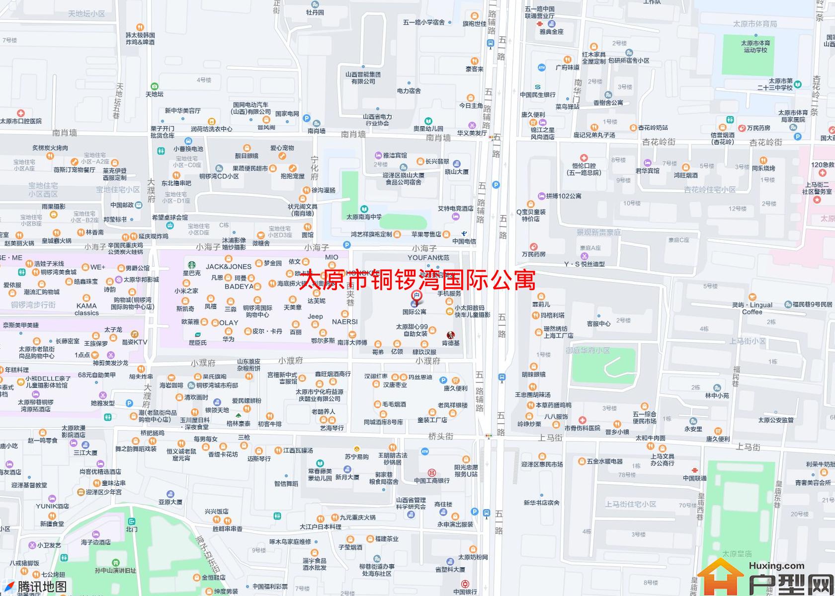 铜锣湾国际公寓小区 - 户型网