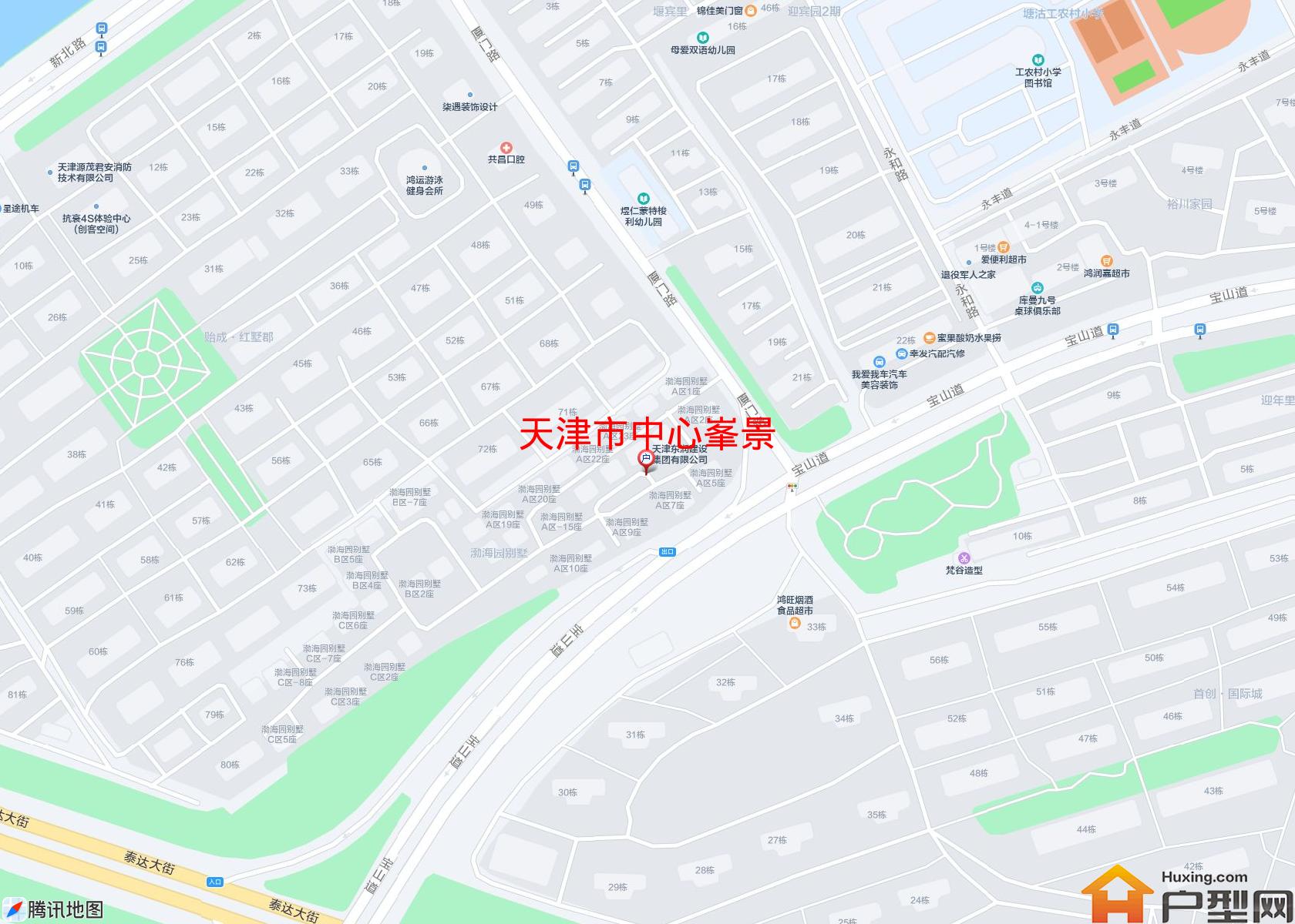 中心峯景小区 - 户型网