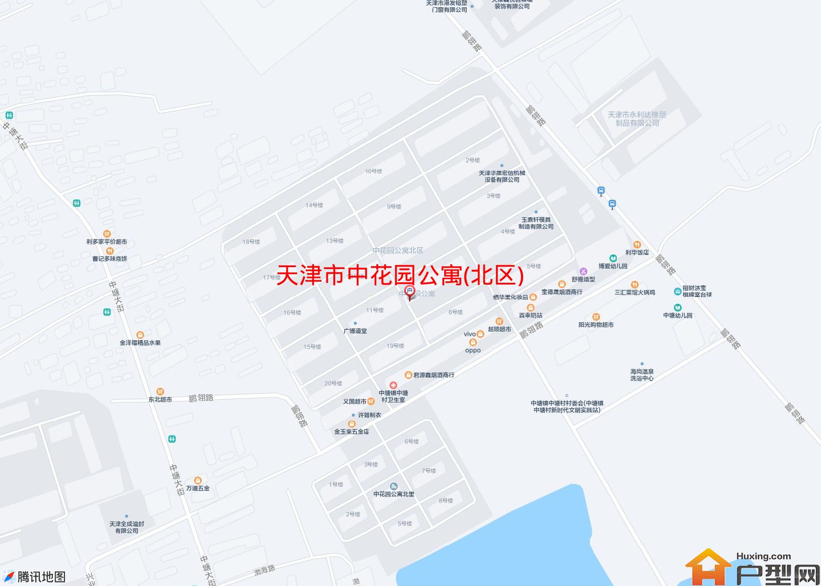 中花园公寓(北区)小区 - 户型网