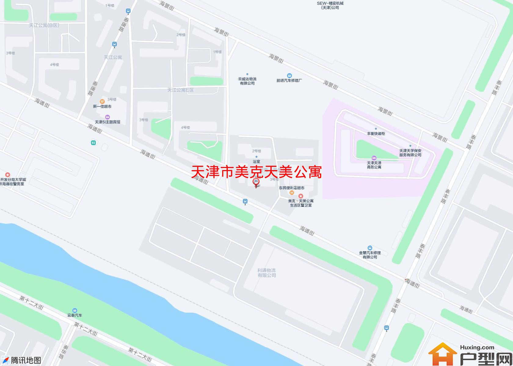 美克天美公寓小区 - 户型网