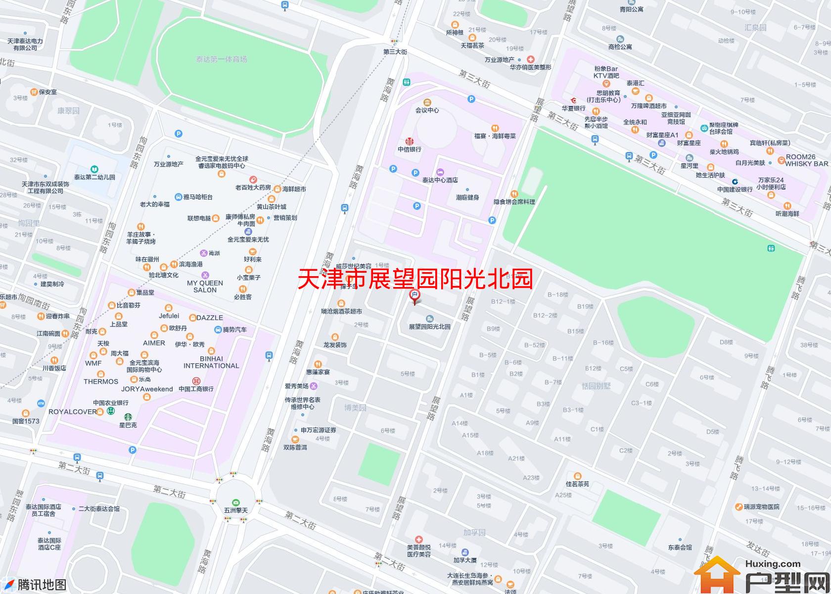 展望园阳光北园小区 - 户型网