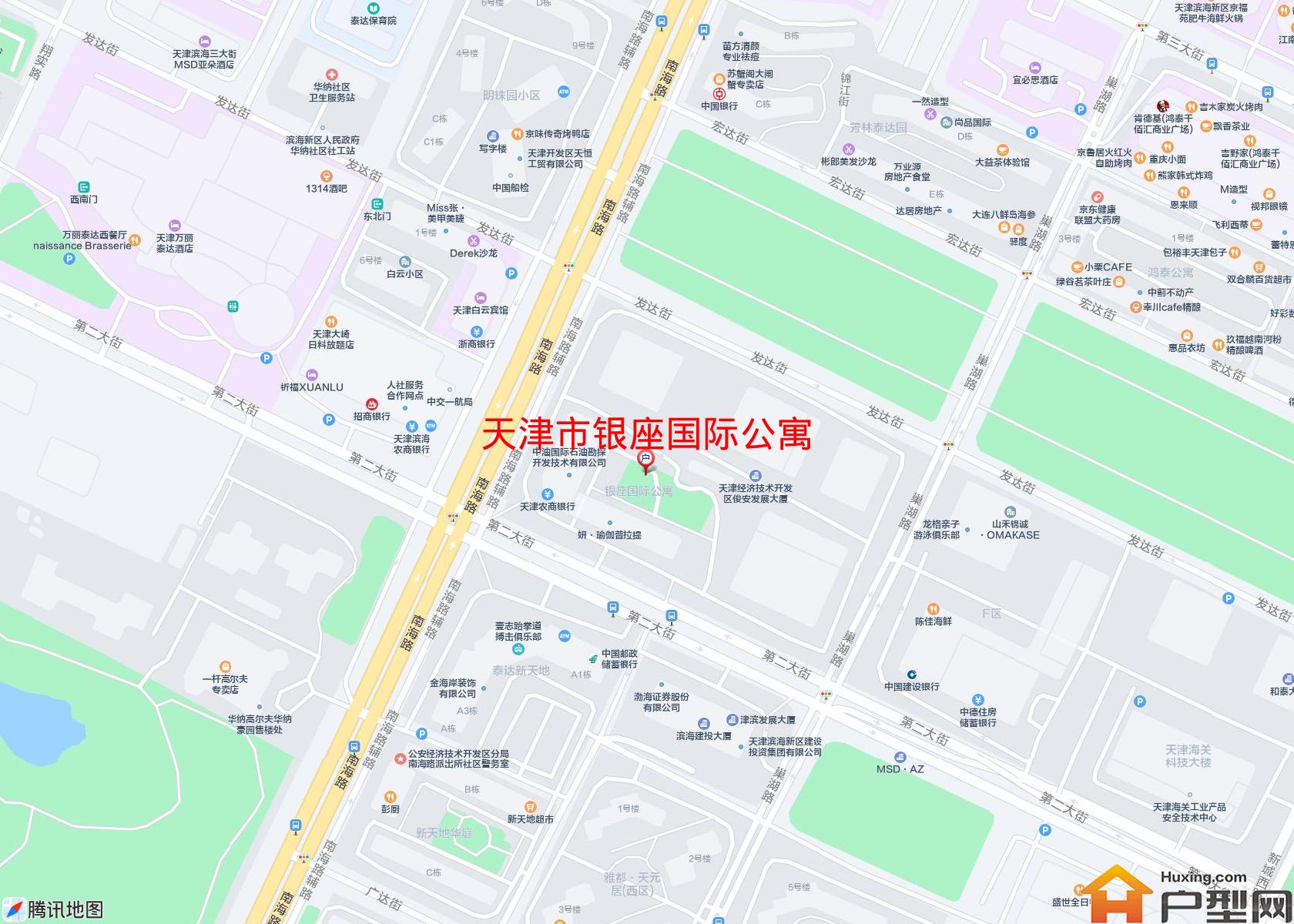 银座国际公寓小区 - 户型网