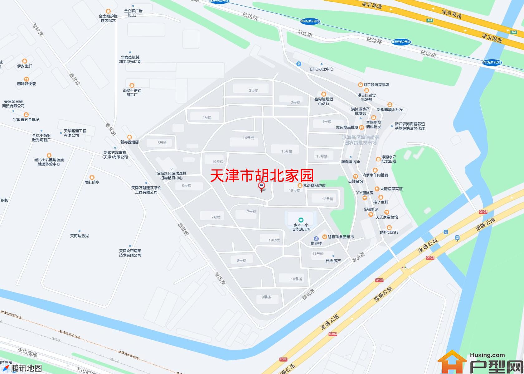 胡北家园小区 - 户型网