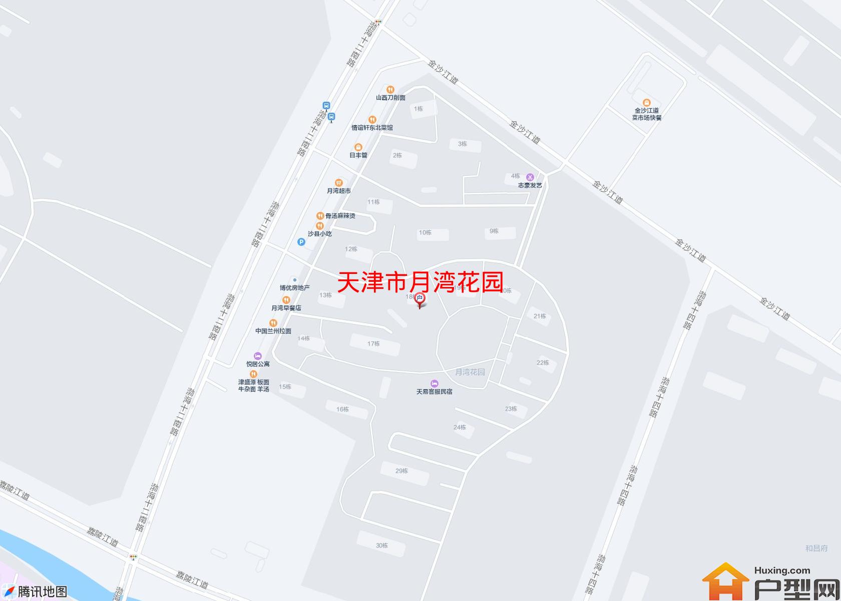月湾花园小区 - 户型网 月湾花园小区 - 户型网