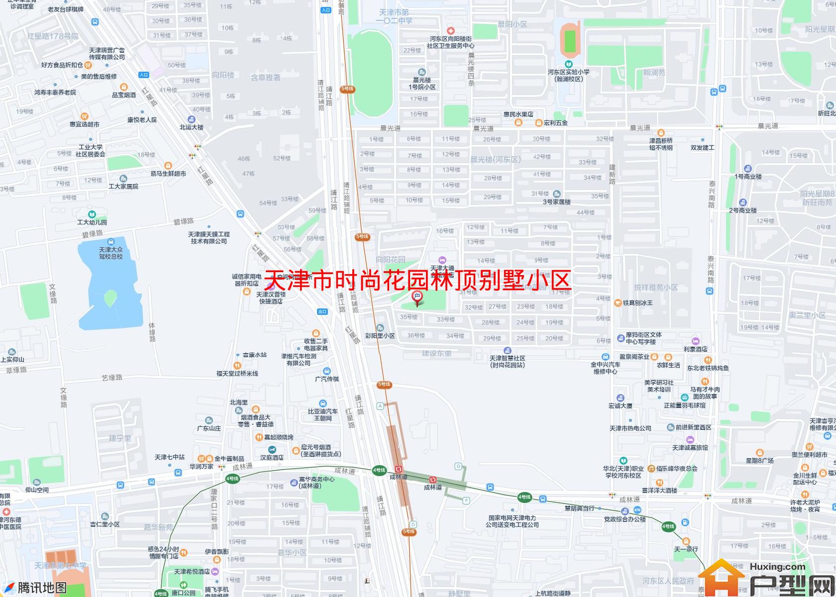 时尚花园林顶别墅小区小区 - 户型网