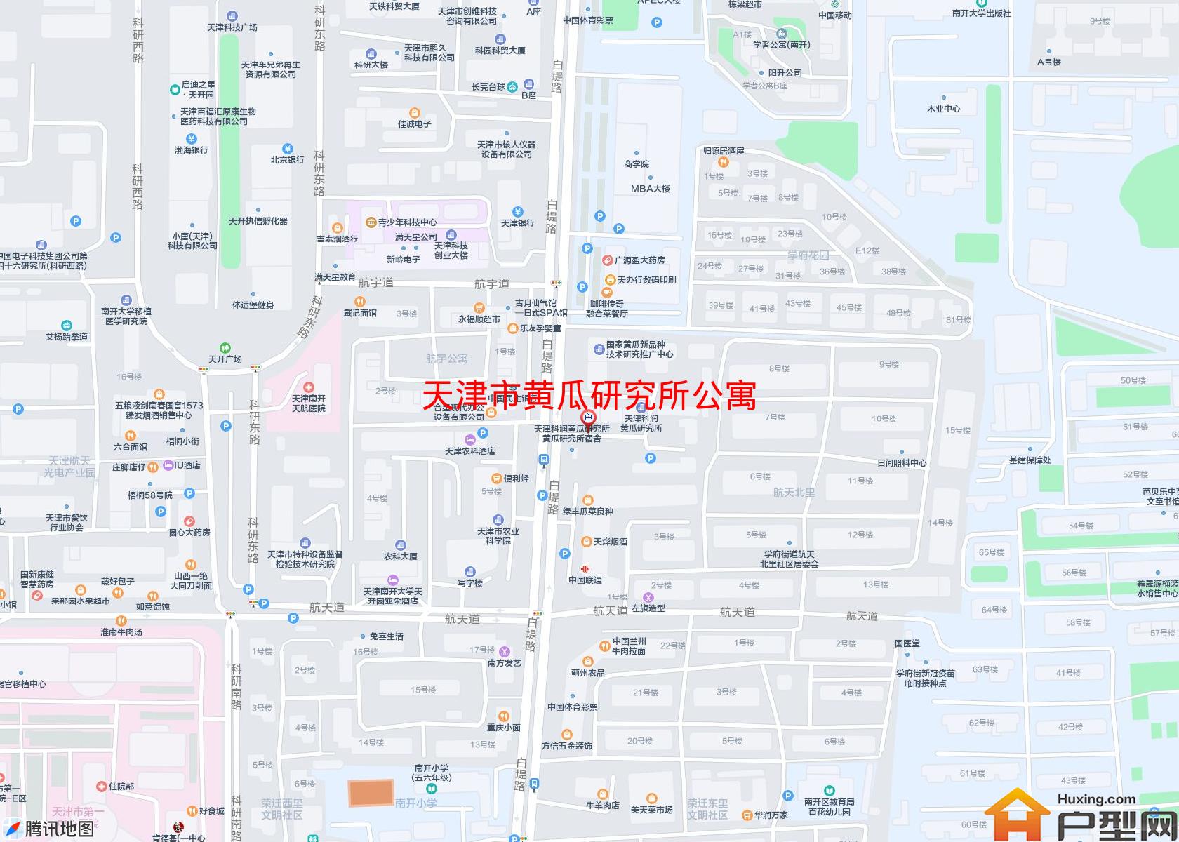 黄瓜研究所公寓小区 - 户型网