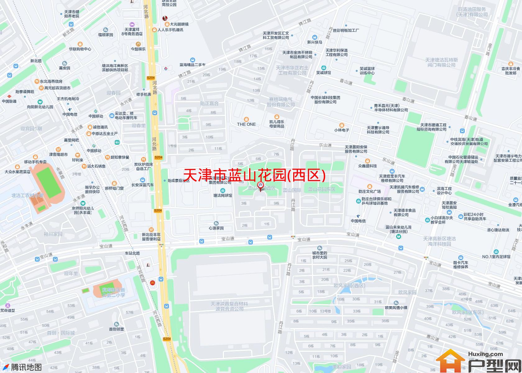 蓝山花园(西区)小区 - 户型网