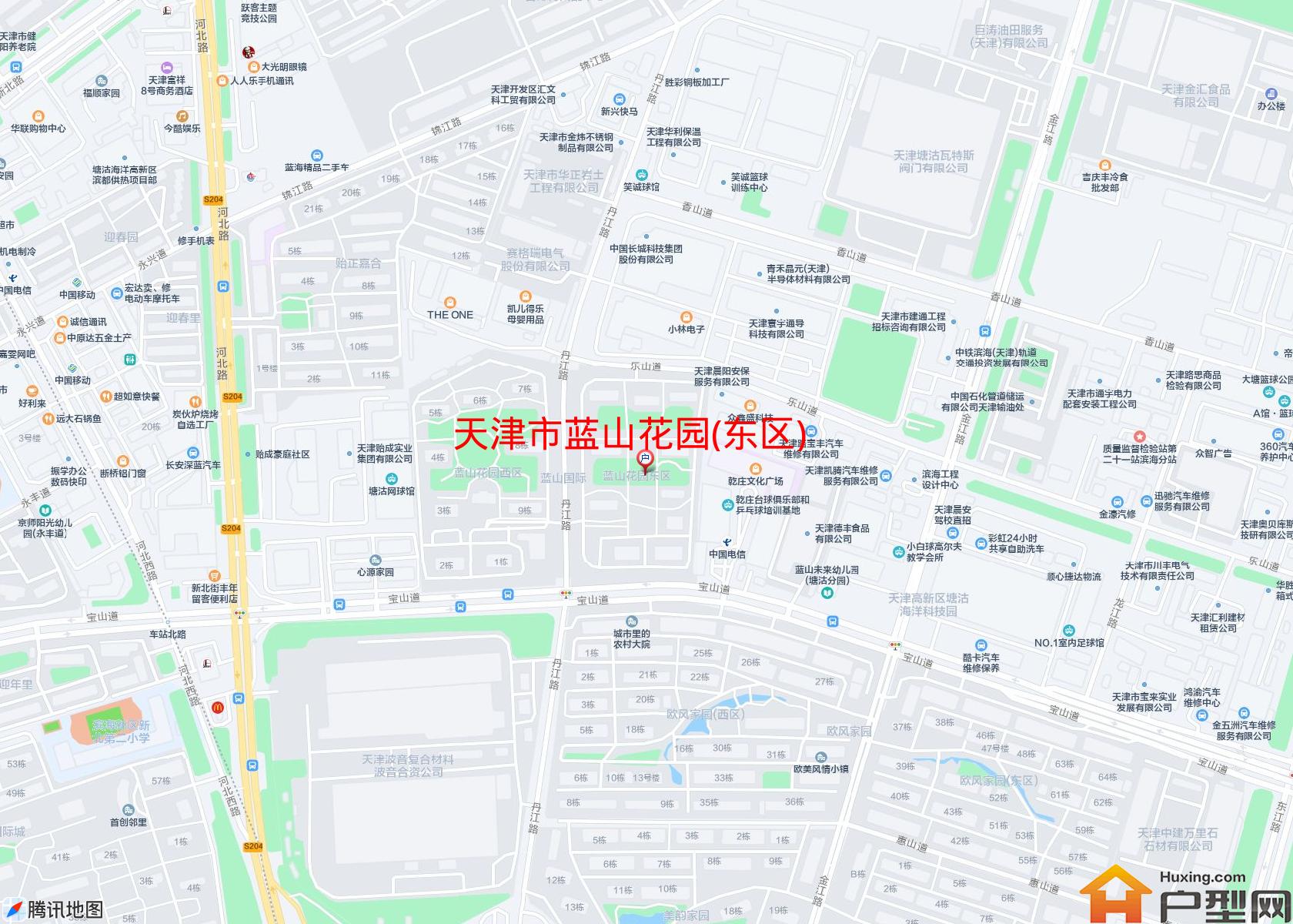 蓝山花园(东区)小区 - 户型网