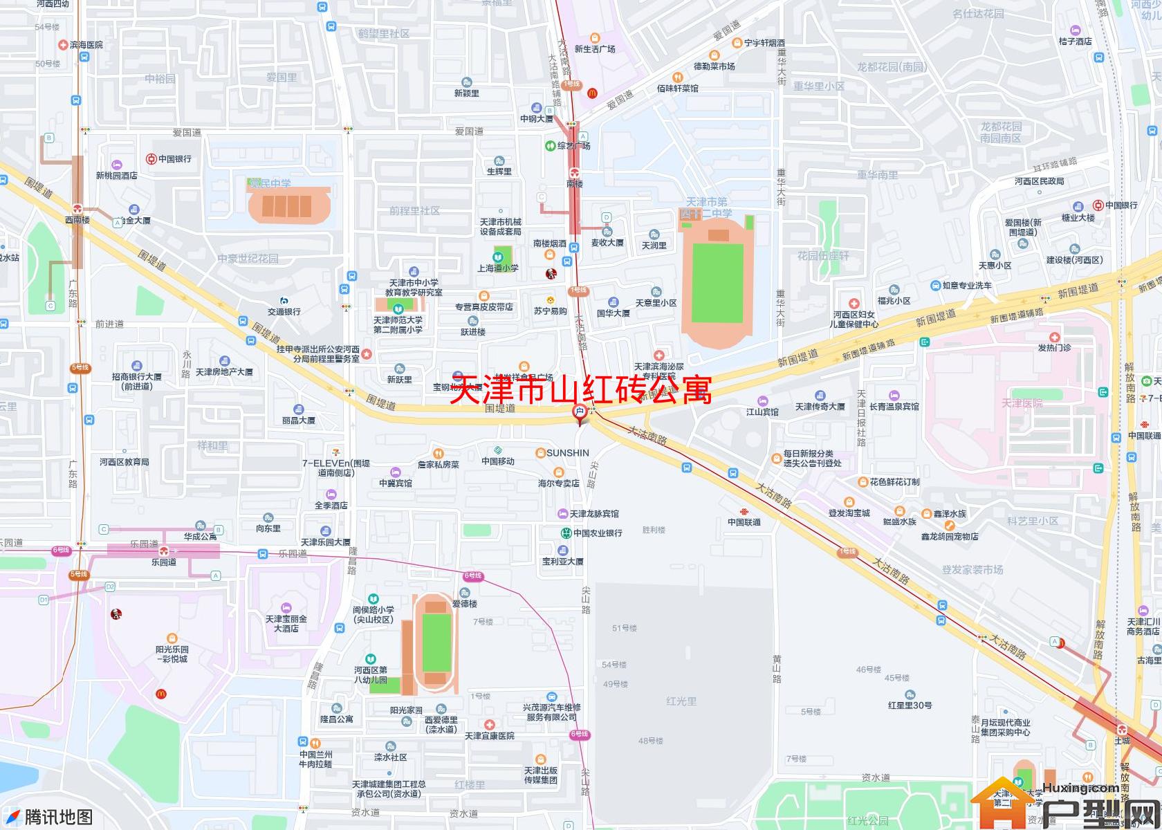 山红砖公寓小区 - 户型网