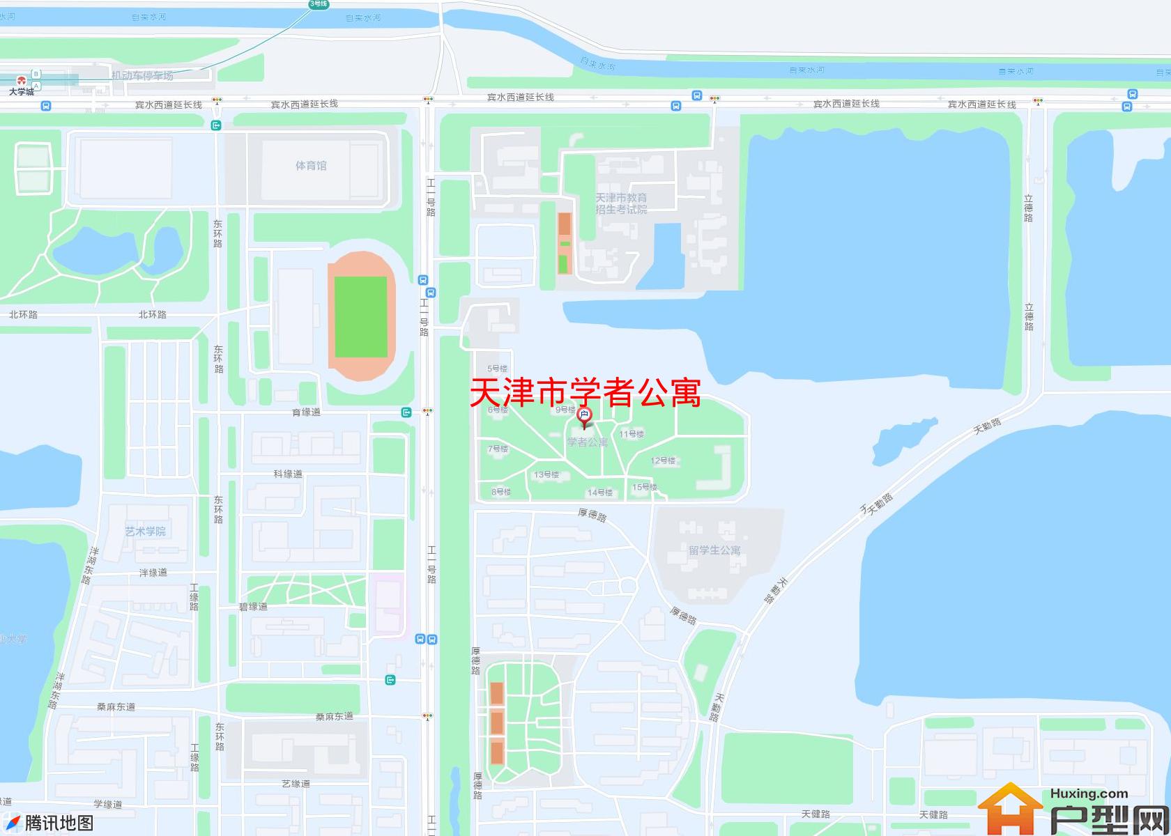 学者公寓小区 - 户型网