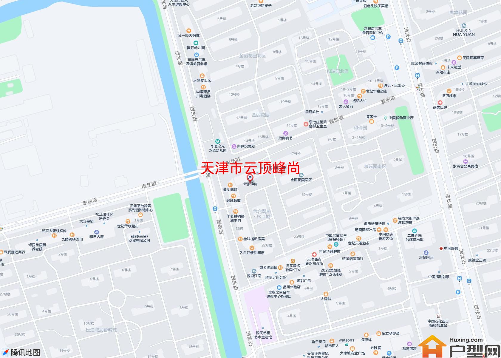 云顶峰尚小区 - 户型网