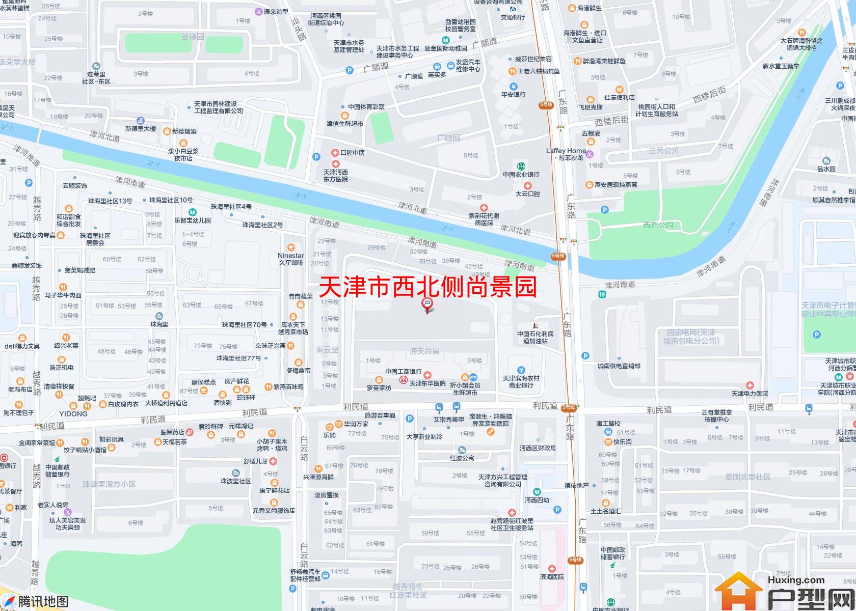 西北侧尚景园小区 - 户型网