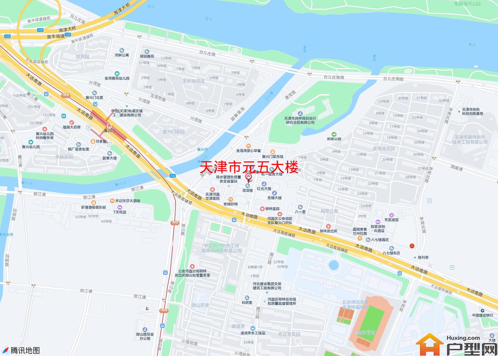 元五大楼小区 - 户型网