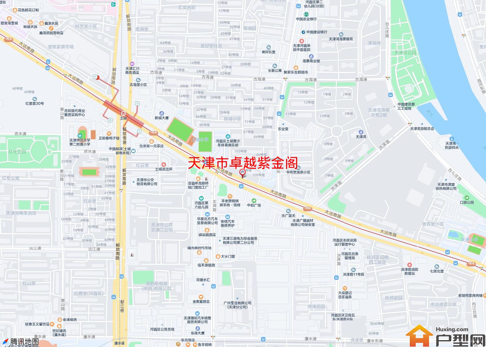 卓越紫金阁小区 - 户型网
