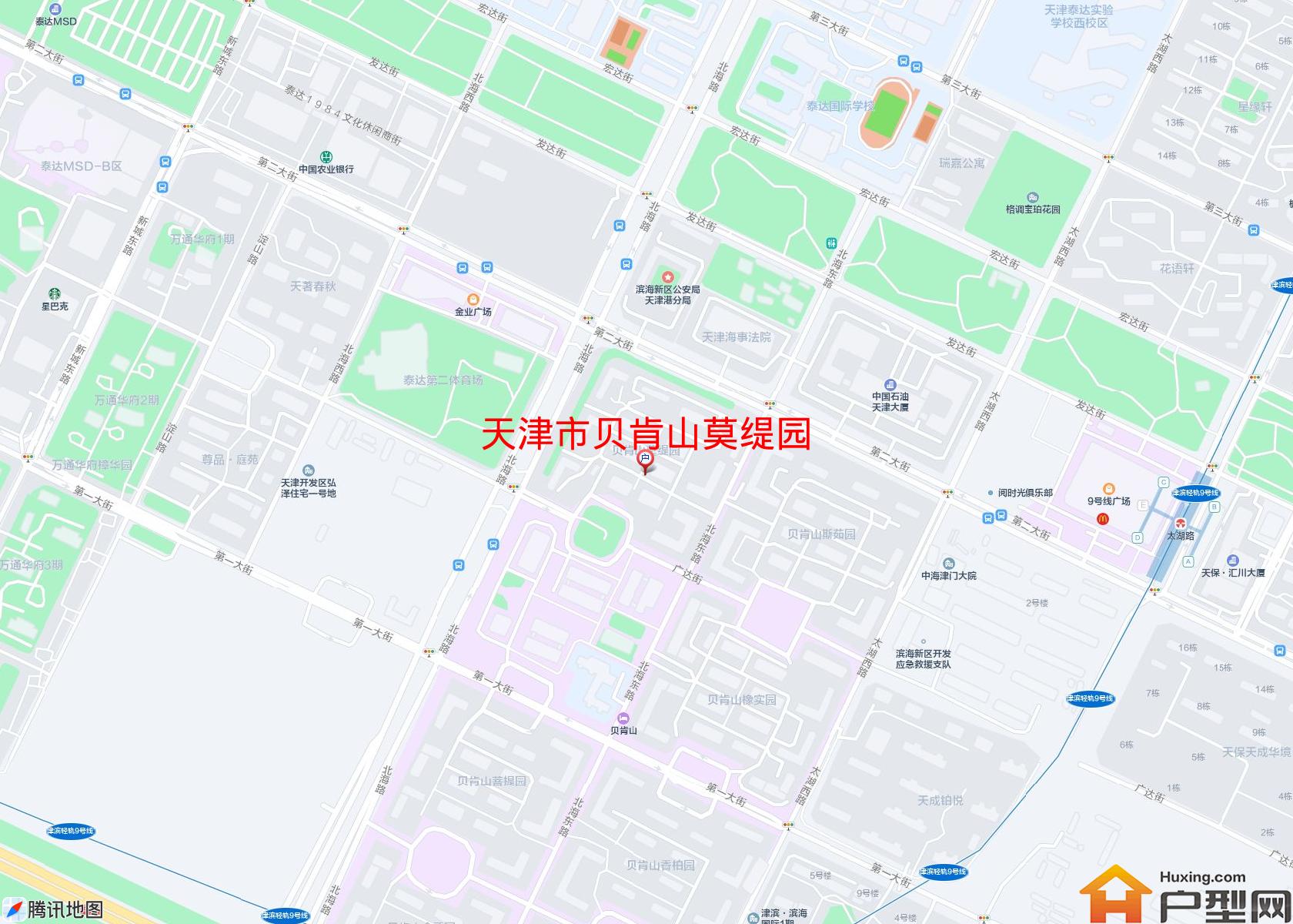 贝肯山莫缇园小区 - 户型网