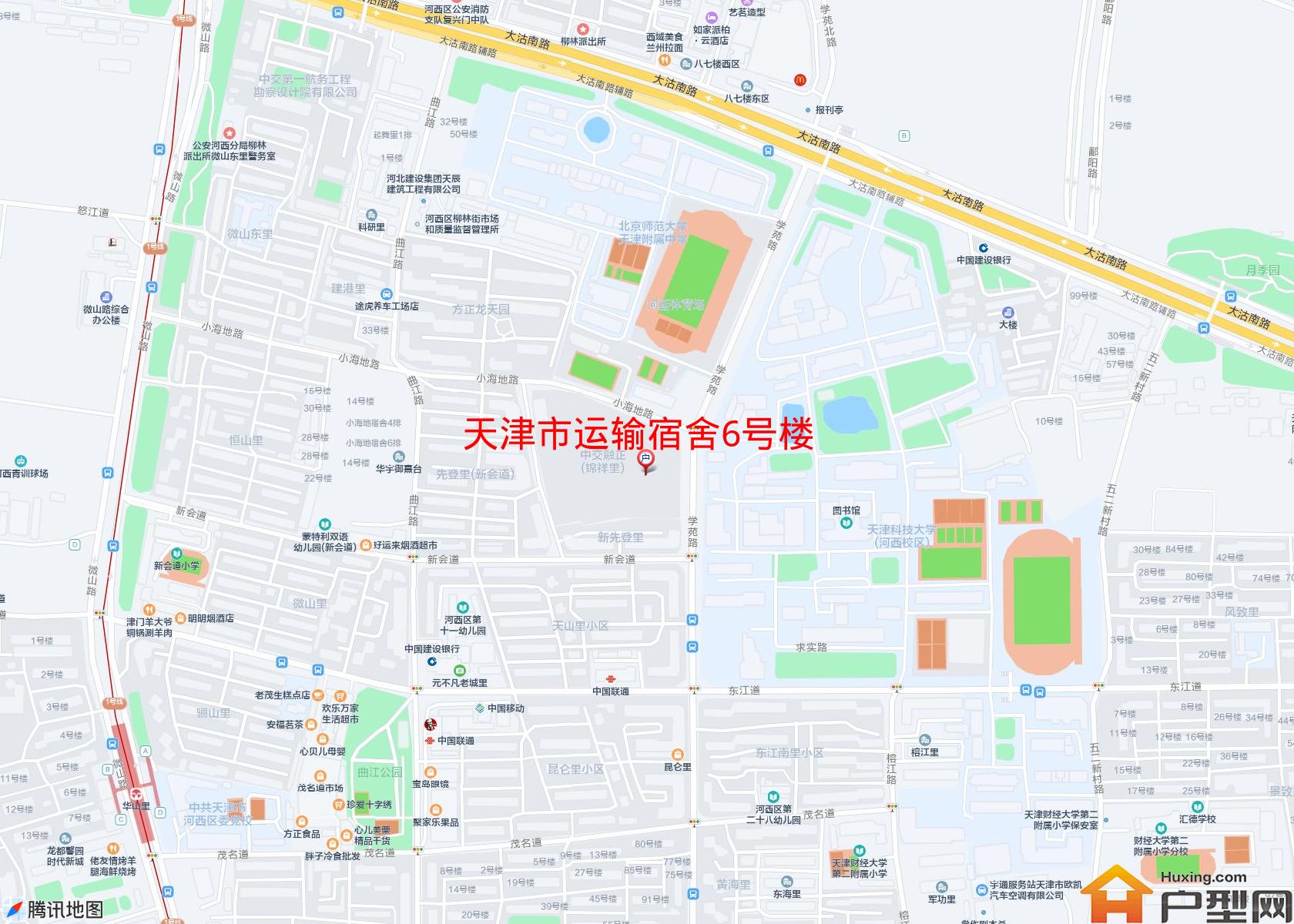 运输宿舍6号楼小区 - 户型网