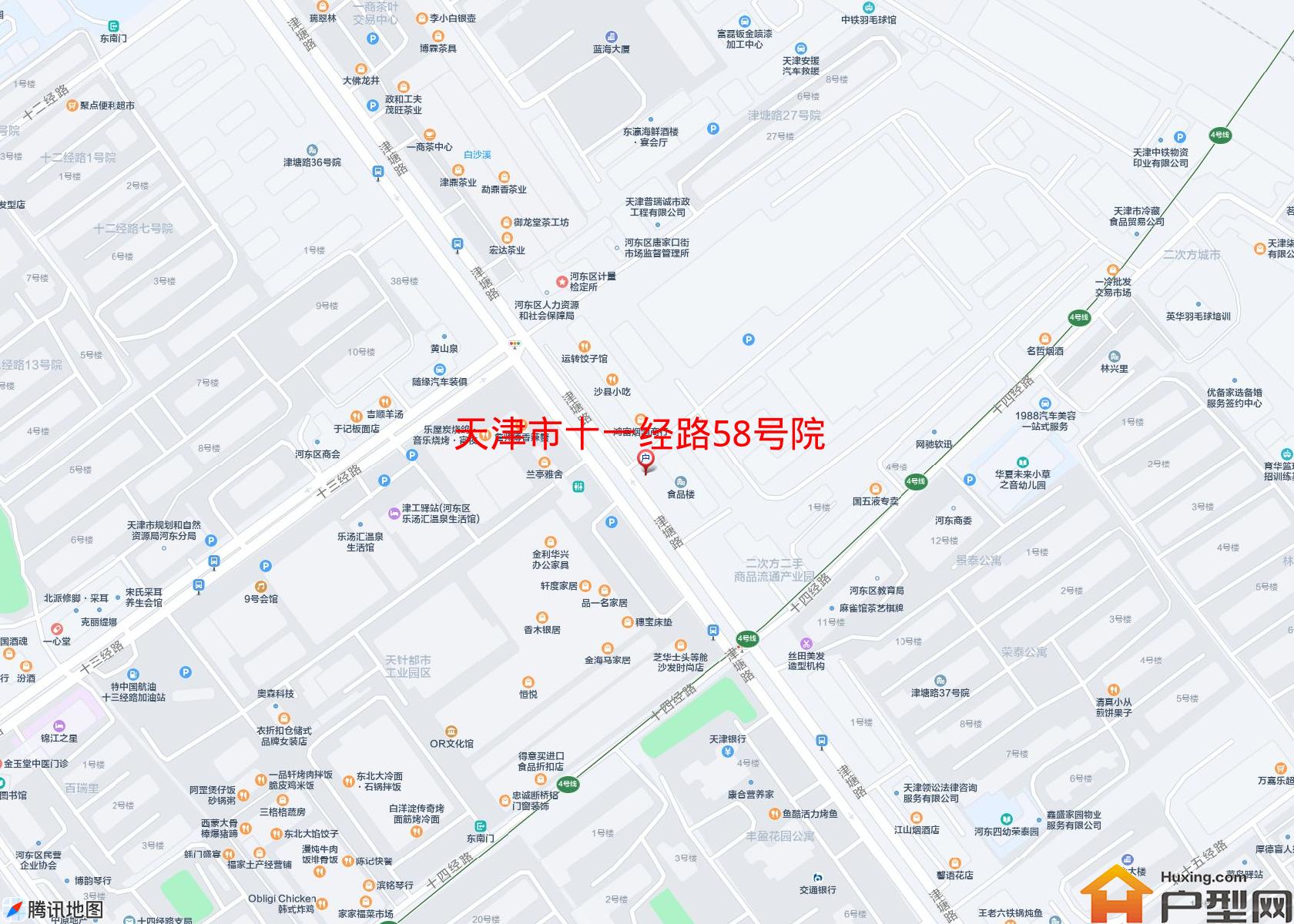 十一经路58号院小区 - 户型网