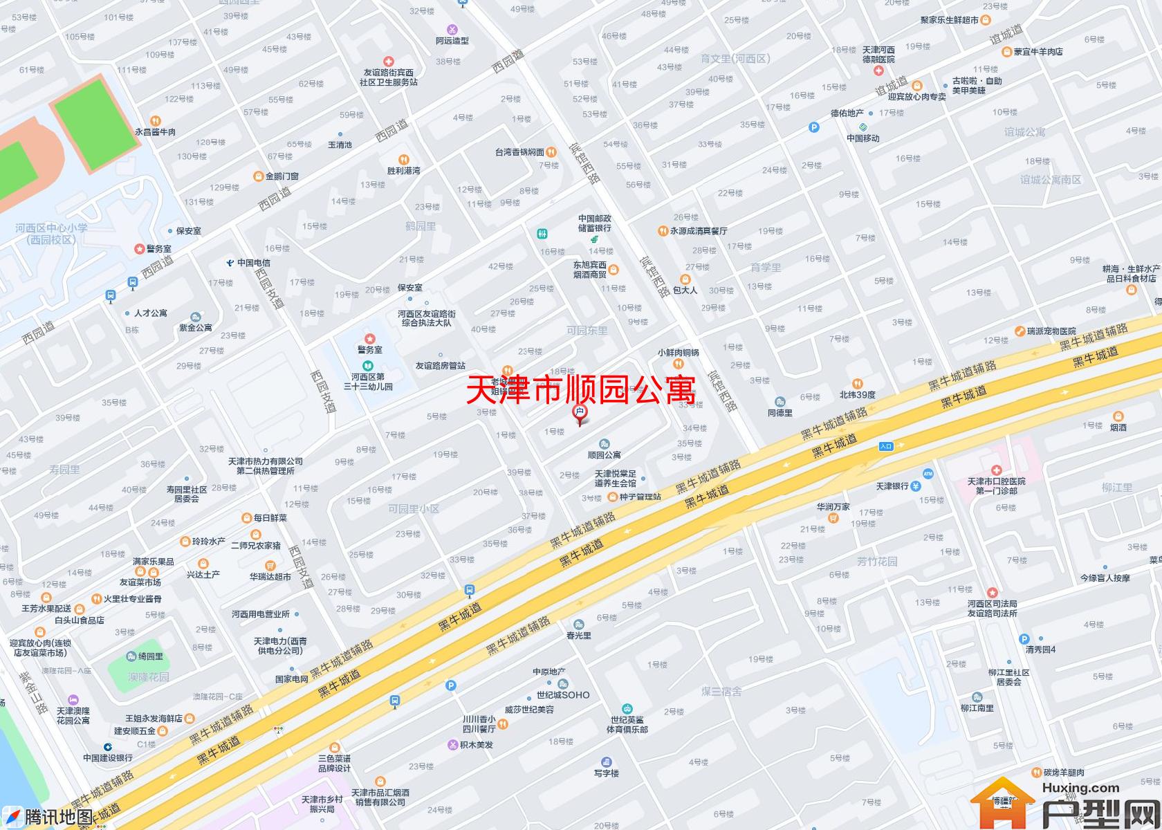 顺园公寓小区 - 户型网