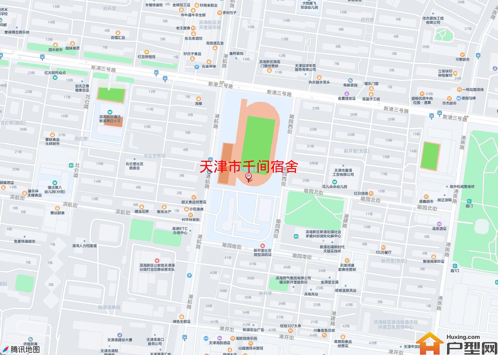 千间宿舍小区 - 户型网