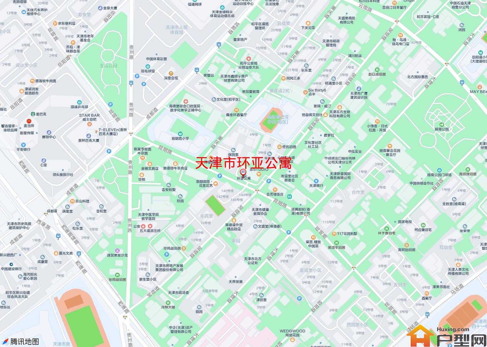 环亚公寓小区 - 户型网