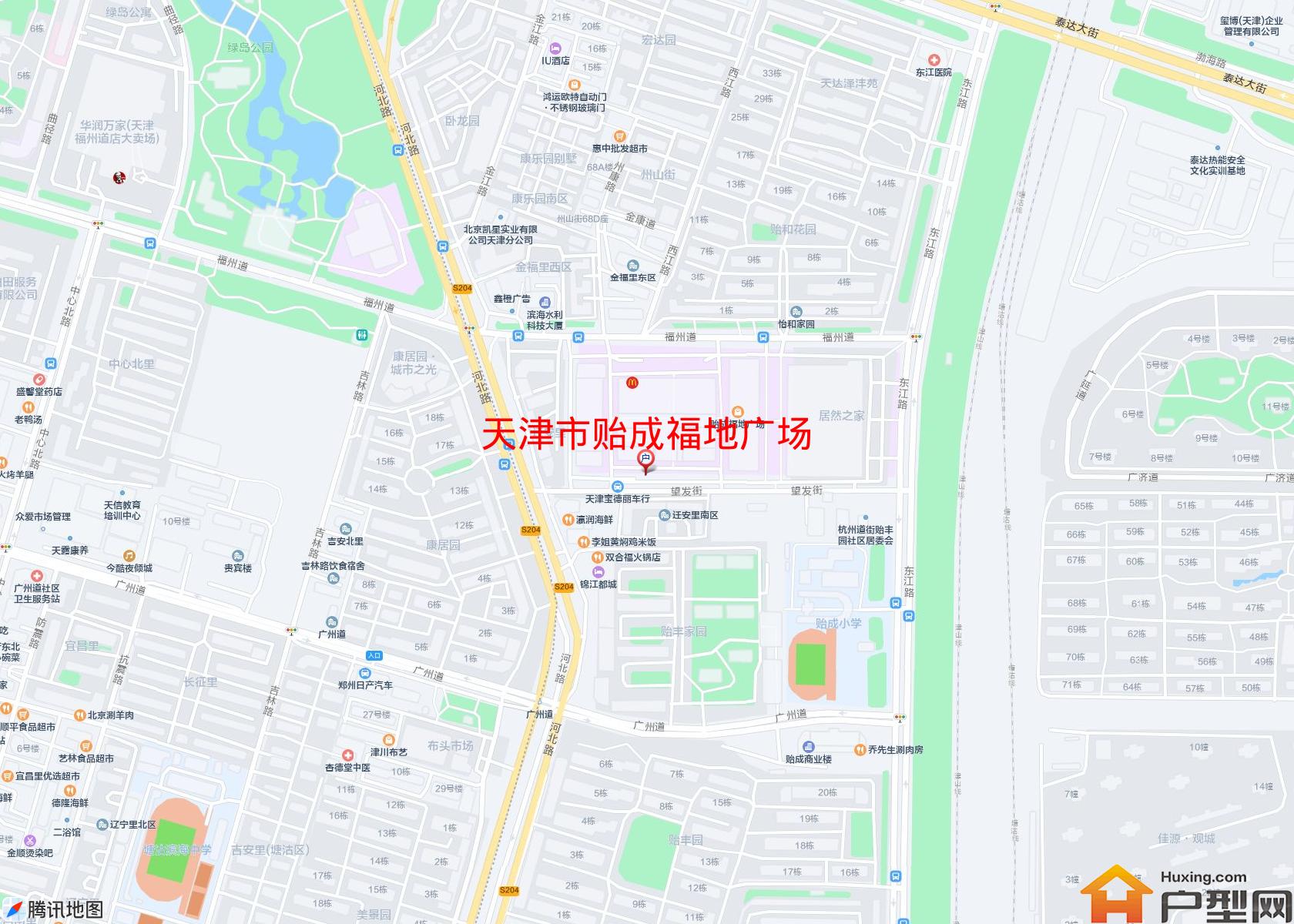 贻成福地广场小区 - 户型网