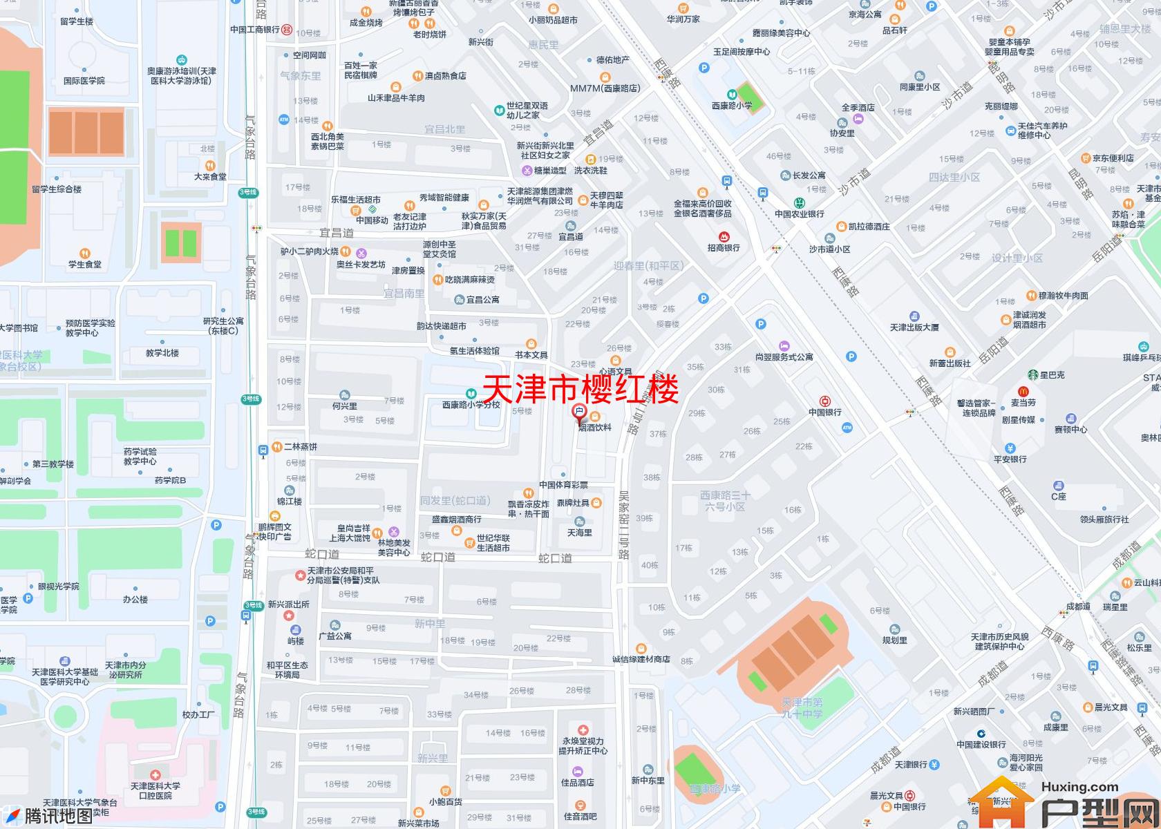 樱红楼小区 - 户型网 樱红楼小区 - 户型网