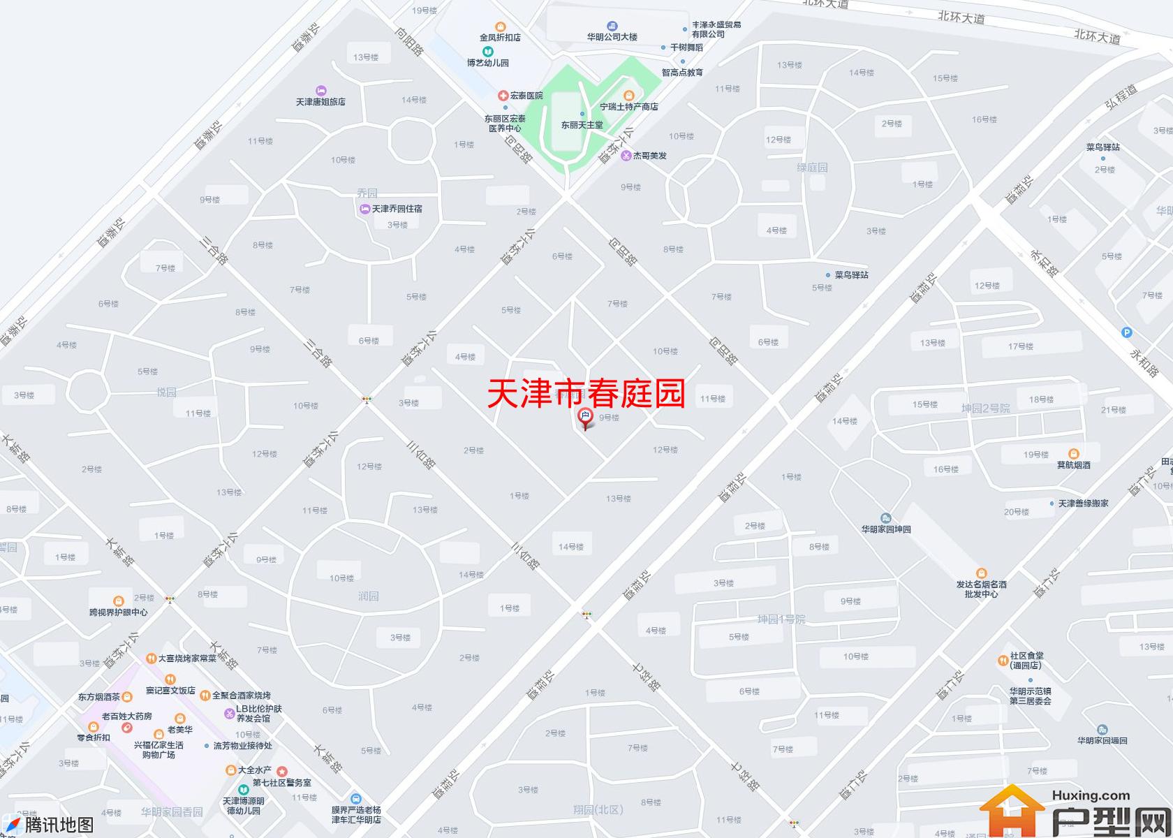 春庭园小区 - 户型网