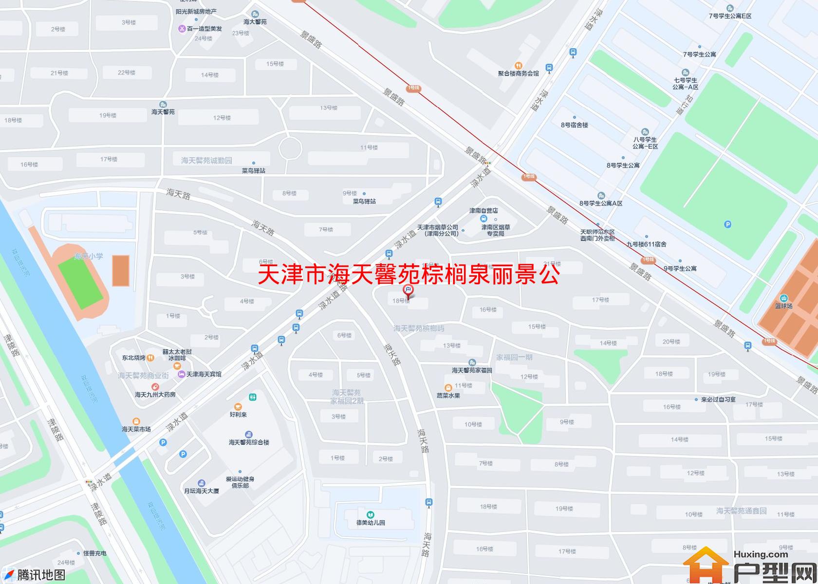 海天馨苑棕榈泉丽景公寓小区 - 户型网