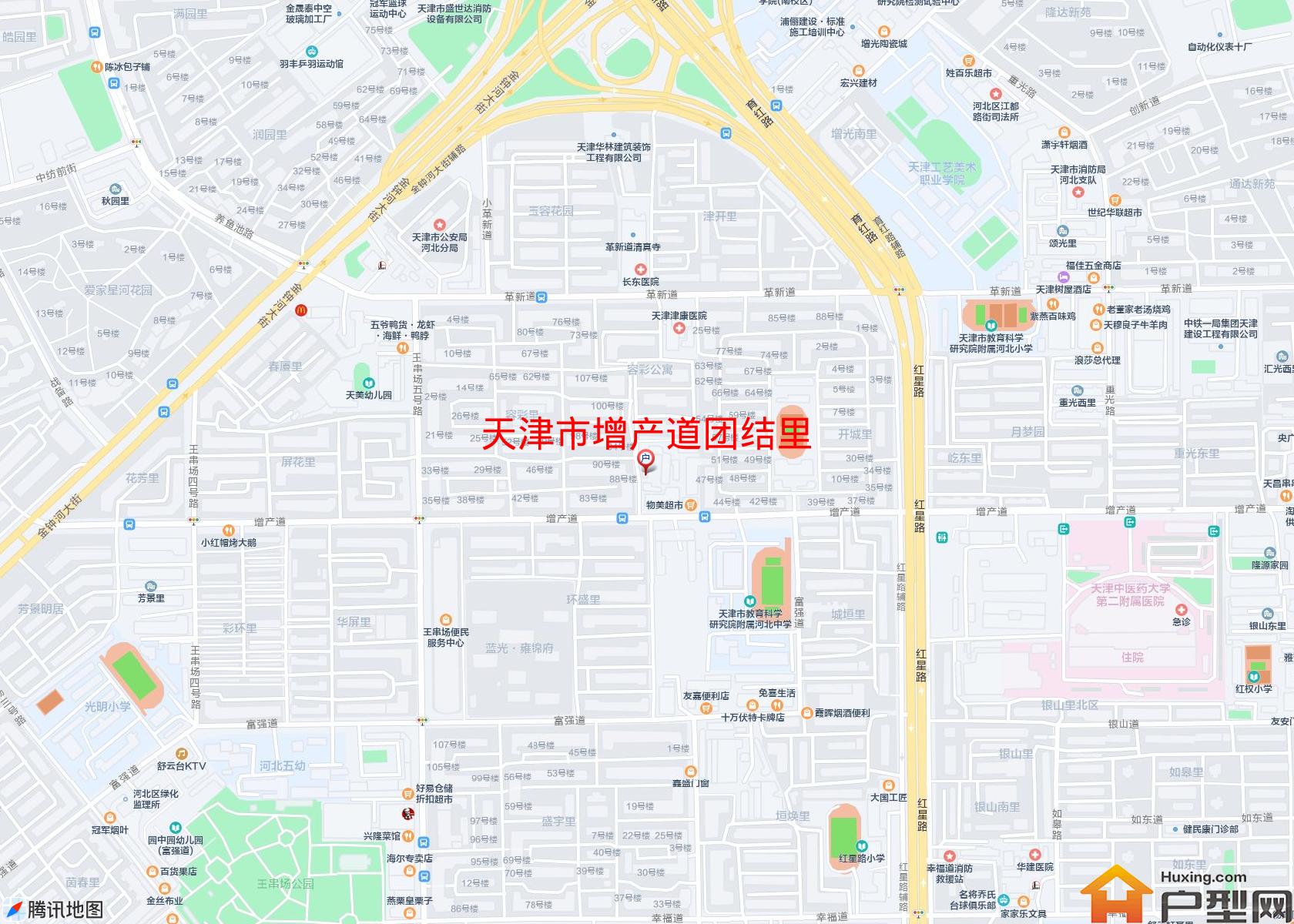 增产道团结里小区 - 户型网