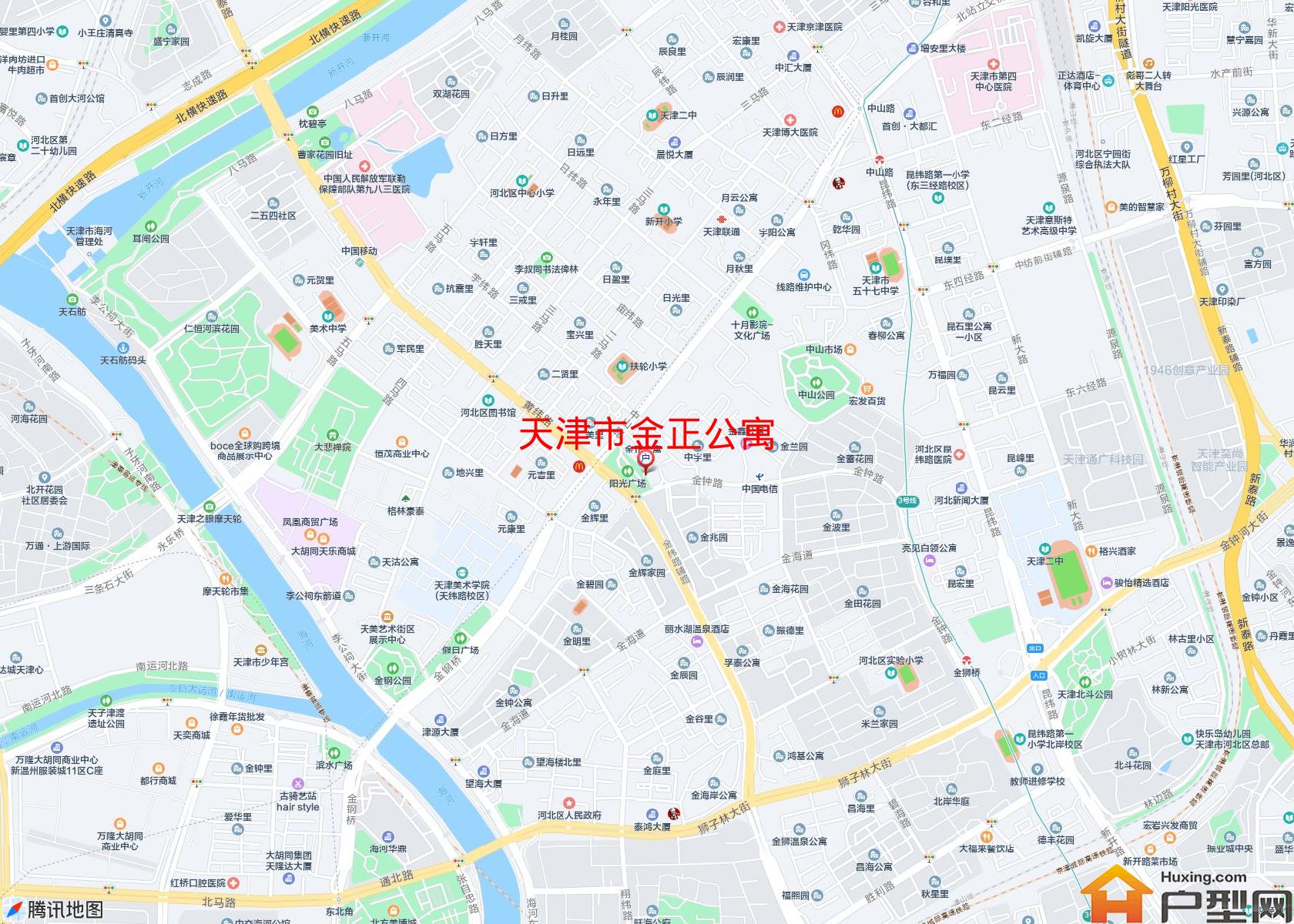 金正公寓小区 - 户型网