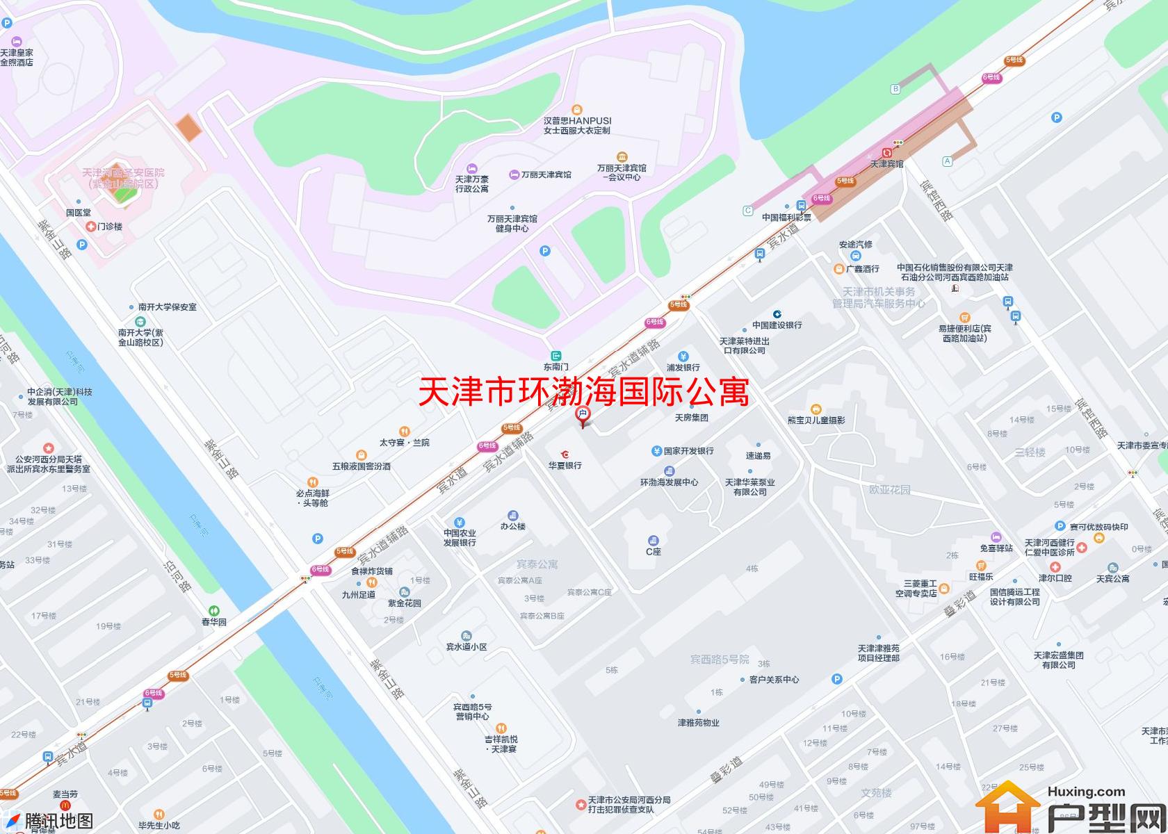 环渤海国际公寓小区 - 户型网