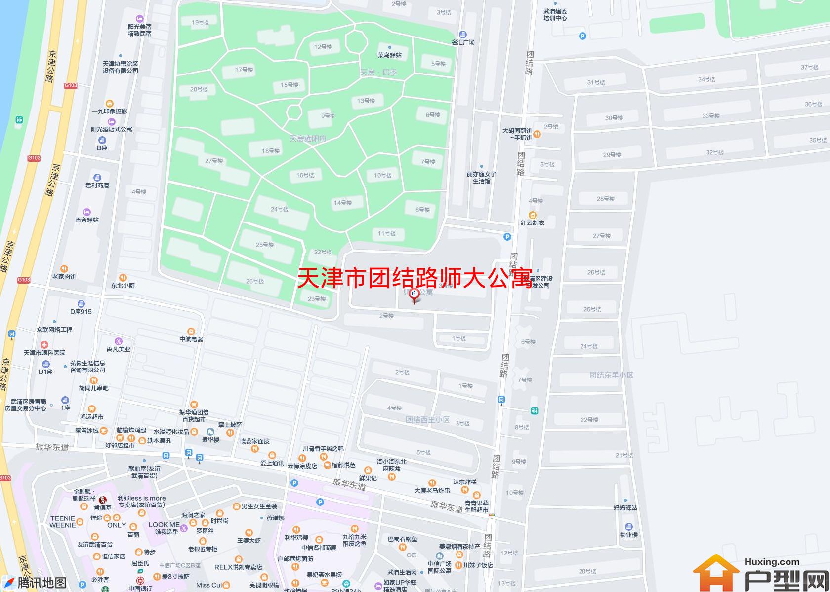 团结路师大公寓小区 - 户型网