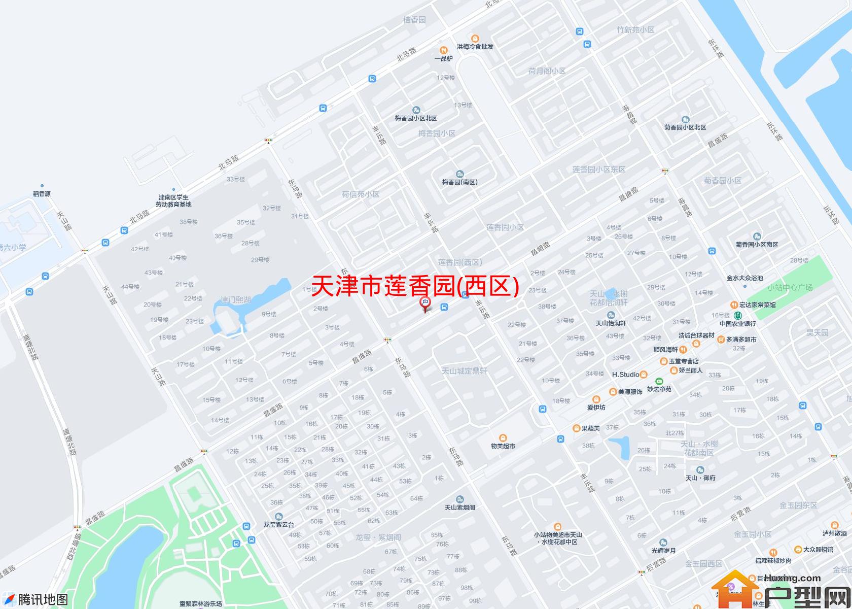 莲香园(西区)小区 - 户型网