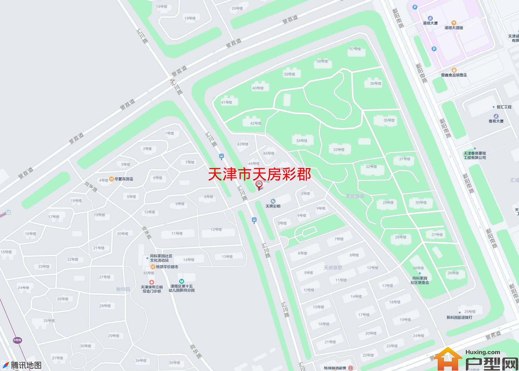 天房彩郡小区 - 户型网